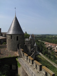 SX28287 View past turrets La Cite, Carcassone.jpg